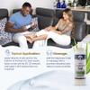 Health and Wisdom Pure Magnesium Gel with Seaweed Extract and Aloe Vera - Topical Muscle & Joint Relief- Natural and Pure Skin & Scalp Moisturizing - Enhanced Absorption - 12 Fl oz view 4
