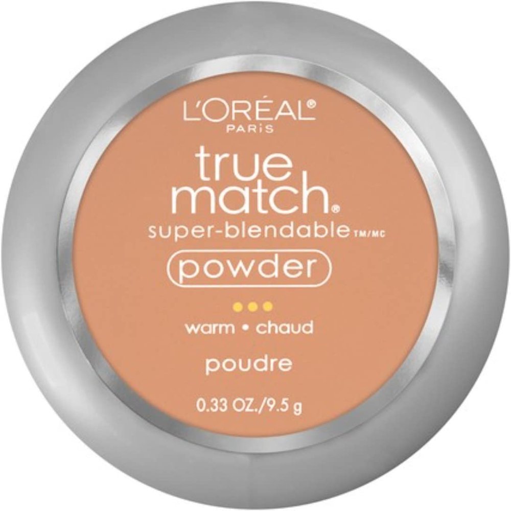 LOral Paris True Match Super-Blendable Powder, Suntan, 0.33 oz.