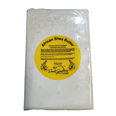 African Shea Butter 5 lbs Ivory Unrefined Shea Butter Top Quality by SmellGood