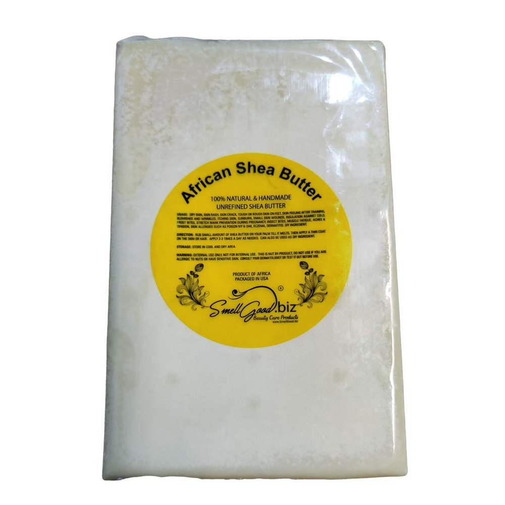 African Shea Butter 5 lbs Ivory Unrefined Shea Butter Top Quality by SmellGood