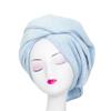 TANCANO Super Absorbent Anti-Frizz Microfiber Hair Towel Hair Wrap Curly Hair Drying Towel 23.6''x47'' Large Multifunction Towel for Bath Spa Makeup, Light Blue view 1