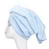 TANCANO Super Absorbent Anti-Frizz Microfiber Hair Towel Hair Wrap Curly Hair Drying Towel 23.6''x47'' Large Multifunction Towel for Bath Spa Makeup, Light Blue view 2