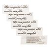 10 x Don't dream your life, Live your Dreams - Black Temporary Body Tattoo Lettering (10) view 1