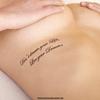10 x Don't dream your life, Live your Dreams - Black Temporary Body Tattoo Lettering (10) view 2