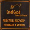 SmellGood - African Black Soap, totally natural, best quality, raw and organic soap, great for body and face wash, imported from Ghana, 8oz bar, 10 Units Set view 2