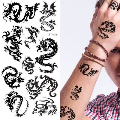Supperb Temporary Tattoos - Small Dragons (Small Dragons)