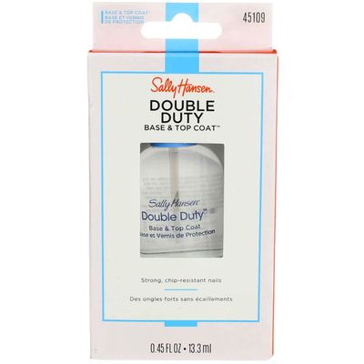 Sally Hansen Double Duty Base & Top Coat 0.45 Ounce (13.3ml) (3 Pack)
