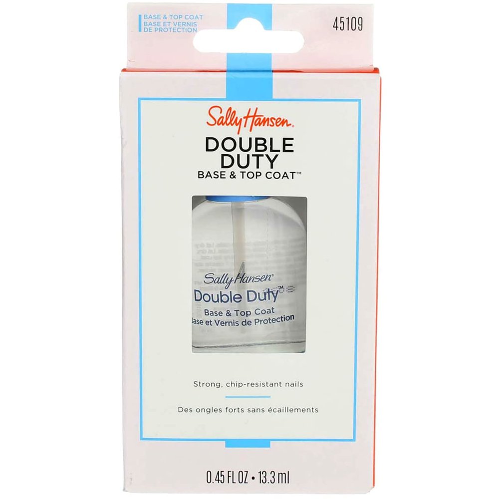Sally Hansen Double Duty Base & Top Coat 0.45 Ounce (13.3ml) (3 Pack)