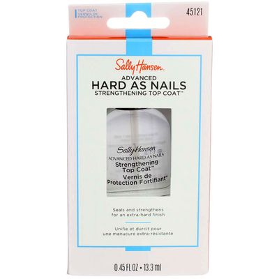 Sally Hansen Advanced Hard As Nails Strength Top Coat 0.45 Ounce (13.3ml) (3 Pack)