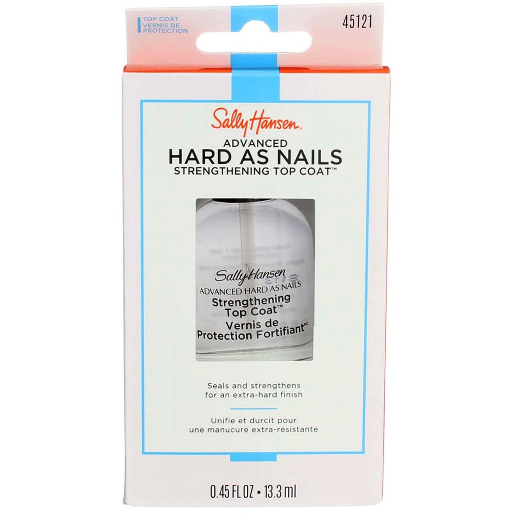Sally Hansen Advanced Hard As Nails Strength Top Coat 0.45 Ounce (13.3ml) (3 Pack)