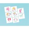 Easy-to-Apply Magical Unicorn Tattoos Temporary Tattoo Favors - 2" x 1.75" (8 Count) - Perfect Party Favor for Unicorn Fans view 1