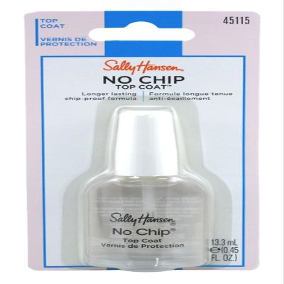 Sally Hansen No Chip Top Coat 0.45 Ounce (13.3ml) (3 Pack)