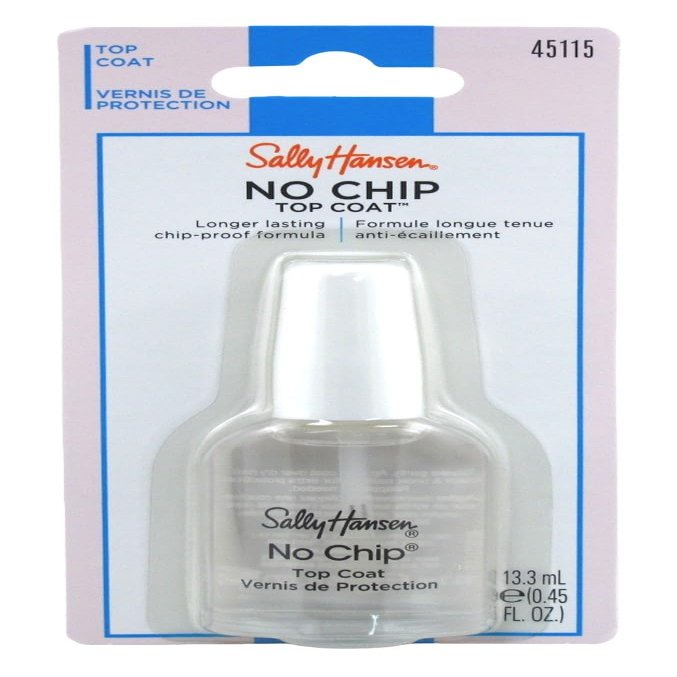Sally Hansen No Chip Top Coat 0.45 Ounce (13.3ml) (3 Pack)