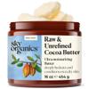 Sky Organics Cocoa Butter for Body, 100% Raw & Unrefined Ultra-Moisturizing Butter to Deeply Hydrate & Condition Skin, Promotes Smooth Skin Tone&Texture, Suitable for Tight or Dry Skin view 1