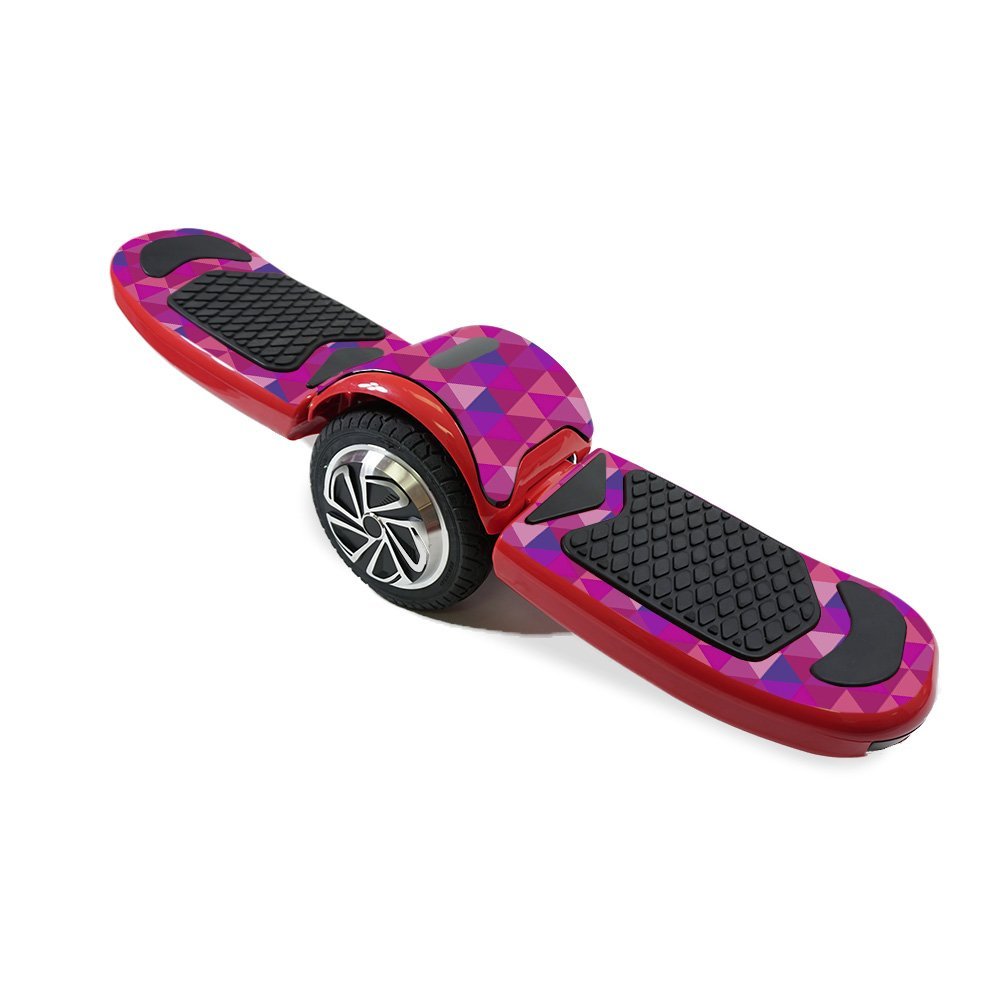 MightySkins Skin Compatible with LTXtreme Free-Style Hoverboard - Pink Kaleidoscope | Protective, Durable, and Unique Vinyl wrap Cover | Easy to Apply, Remove, and Change Styles | Made in The USA