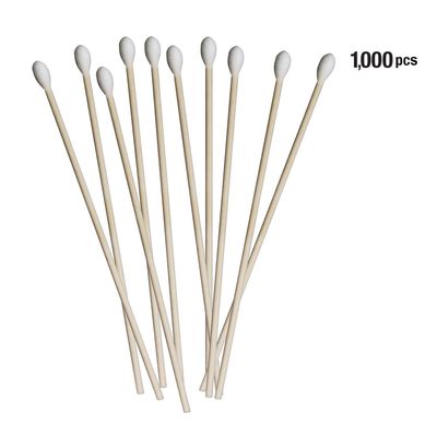 6 Inch Swabs Cotton Stick Cotton Tipped Applicator Single Tip, Autoclavable Packs with Indicator For Sterilization, Pack of 1,000, by Vivid