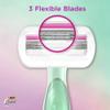 BIC Soleil Sensitive Women's Disposable Razors, 3 Blades With Moisture Strip For a Silky Smooth Shave, 6 Piece Razor Set view 4