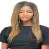 WOW BRAIDS Braided Wigs, Micro Million Braid Wig - Color 27- 18 Inches. Synthetic Hand Braided Wigs for Black Women view 1