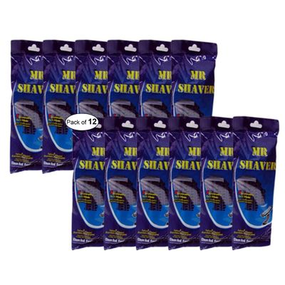 Mr. Shaver Disposable Twin Razor Blades 5 In 1 Pack (Pack of 12)
