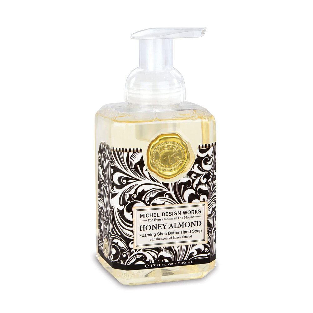 Michel Design Works Foaming Hand Soap, Honey Almond, 17.8 fl. oz. Foaming Hand Soap