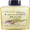 Lavender Basil Bath Oil, Scented Body Oil, Relaxing Bathing Oil, 8 oz view 1