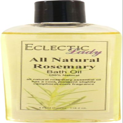 Rosemary Bath Oil, Scented Body Oil, Relaxing Bathing Oil, 4 oz