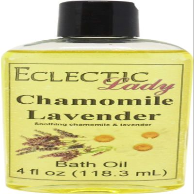 Clementine Lavender Bath Oil, Scented Body Oil, Relaxing Bathing Oil, 4 oz