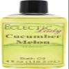 Cucumber Melon Bath Oil, Scented Body Oil, Relaxing Bathing Oil, 4 oz view 1