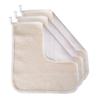 PARADISO Evriholder Soft-Weave Exfoliating Wash Cloths Dual-Textured for Face and Body, Pack of 3, White view 2