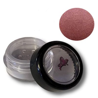 All Natural Mineral Powder Burgundy Brown Pearl Eye Color (Eyeshadow) - Raspberry Chardonnay