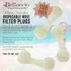Pack of 100 Disposable Nose Filter Plugs view 2