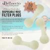 Belloccio Pack of 50 Disposable Nose Filter Plugs view 2