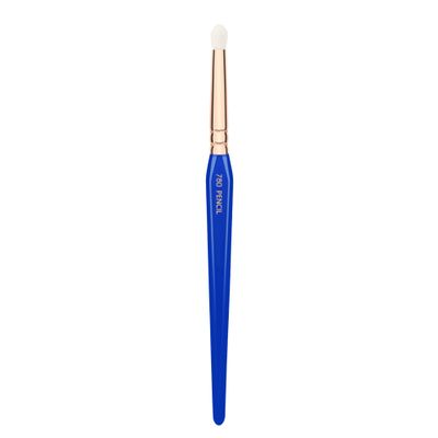 Bdellium Tools Professional Makeup Brush - Golden Triangle 780 Pencil - With All Vegan and Soft Synthetic Fibers, For Blending Eye Makeup (Blue, 1pc)