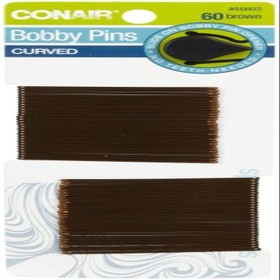 CURVED BOBBY PINS 60 PK