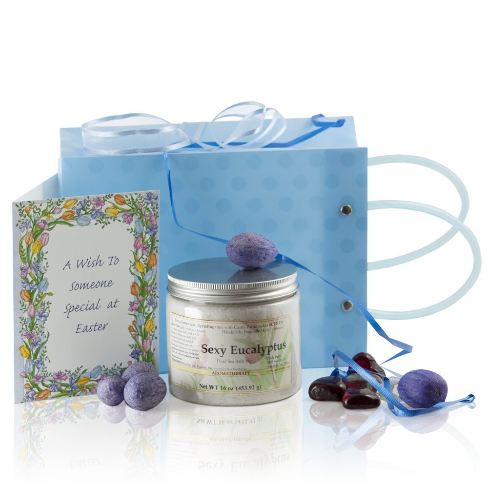 Castle Baths - Easter Salt Gift Bag - Eucalyptus