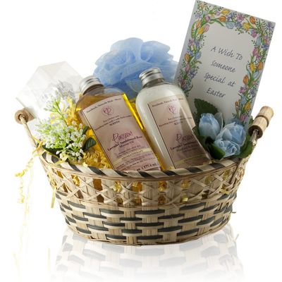 Castle Baths - Special Easter Gift Basket - Lavender Rose Sandalwood