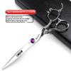 (3 choices) 7 Inch Salon Professional Hairdressing Scissors Barber Hairstyling Special Tools (7-inch purple gem) view 2
