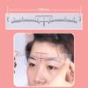 100 Pack Eyebrow Ruler, KINGMAS Disposable Brow Ruler Microblading Adhesive Eyebrow Sticker Stencil Guide Measuring Tool view 4