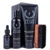 ZEUS Deluxe Mens Beard Care Gift Set  Luxury Holiday Grooming Kit with Wash, Oil & Brush, Perfect Present for Husband, Dad or Boyfriend (Vanilla Rum) view 1