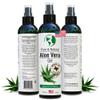 Earths Daughter Organic Aloe Vera Gel from Fresh Cut 100% Pure Organic Aloe leaves  Fast Absorbing for Face, Skin, Hair & Body  Vegan, Unscented, Natural - 8 Oz USA Made view 1