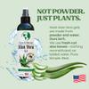 Earths Daughter Organic Aloe Vera Gel from Fresh Cut 100% Pure Organic Aloe leaves  Fast Absorbing for Face, Skin, Hair & Body  Vegan, Unscented, Natural - 8 Oz USA Made view 3