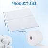 1 Roll Of Disposable Cleaning Face Towel Non-woven Fabric Disposable Wipers Washcloths Makeup Facial Soft Pads (White) view 2