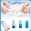 1 Roll Of Disposable Cleaning Face Towel Non-woven Fabric Disposable Wipers Washcloths Makeup Facial Soft Pads (White) view 3