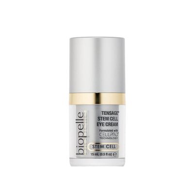 Biopelle Tensage Stem Cell Eye Cream, Under-Eye Cream for Dark Circles, Puffiness, and Bags with CellPro Technology, Caffeine, Retinol, and Peptides, 0.5 Oz