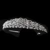 Dani Antique Silver Clear Wedding Bridal Tiara view 1