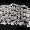 Dani Antique Silver Clear Wedding Bridal Tiara view 2