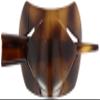Caravan Tortoise Shell Barrette, Diamond Invert Stick view 1
