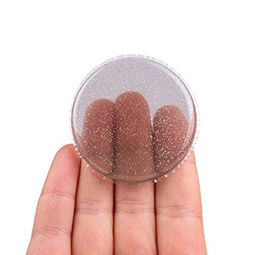 2-Piece Pack Silicone Makeup Sponge [Washable] Premium Quality - Gel Foundation Makeup and Puff BB - Best Silisponge Cosmetic Beauty Tools Blender [Clear]