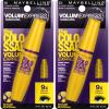 Maybelline Volum' Express Colossal Washable Mascara Makeup, Volumizing, Classic Black, 2 Count view 2