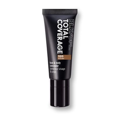 BLK/OPL Face & Body Concealer, Maximum All-Day Coverage with Matte Finish - Hydrating Concealer for Imperfections, Scars, Dark Spots & Blemishes - Talc-Free Smudge-Resistant Makeup (Hazelnut)